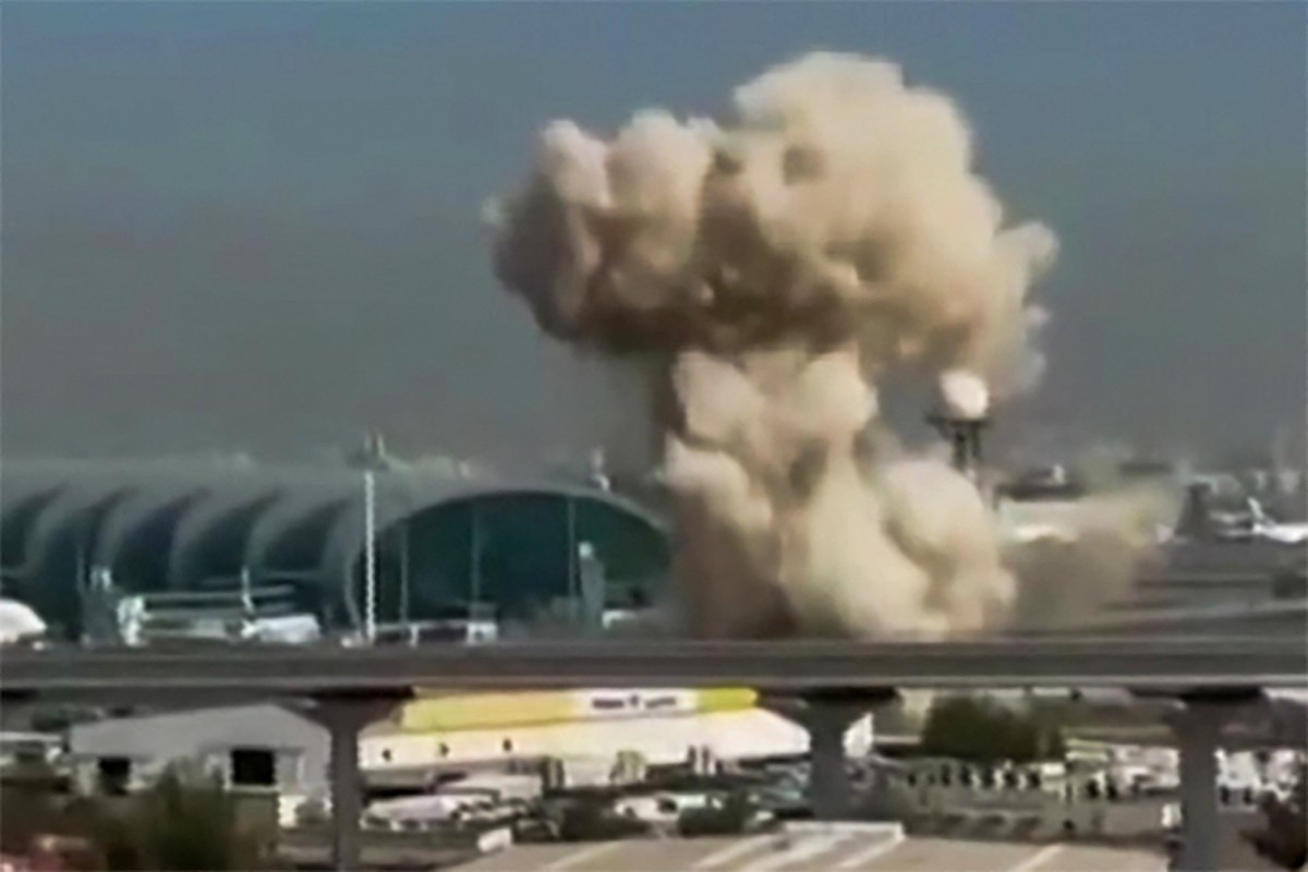 Drone strike sparks fire at Dubai international airport, halting flights